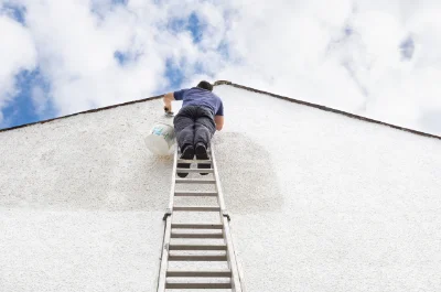 Peinture extérieure au Pré-d'Auge — façades et ravalement